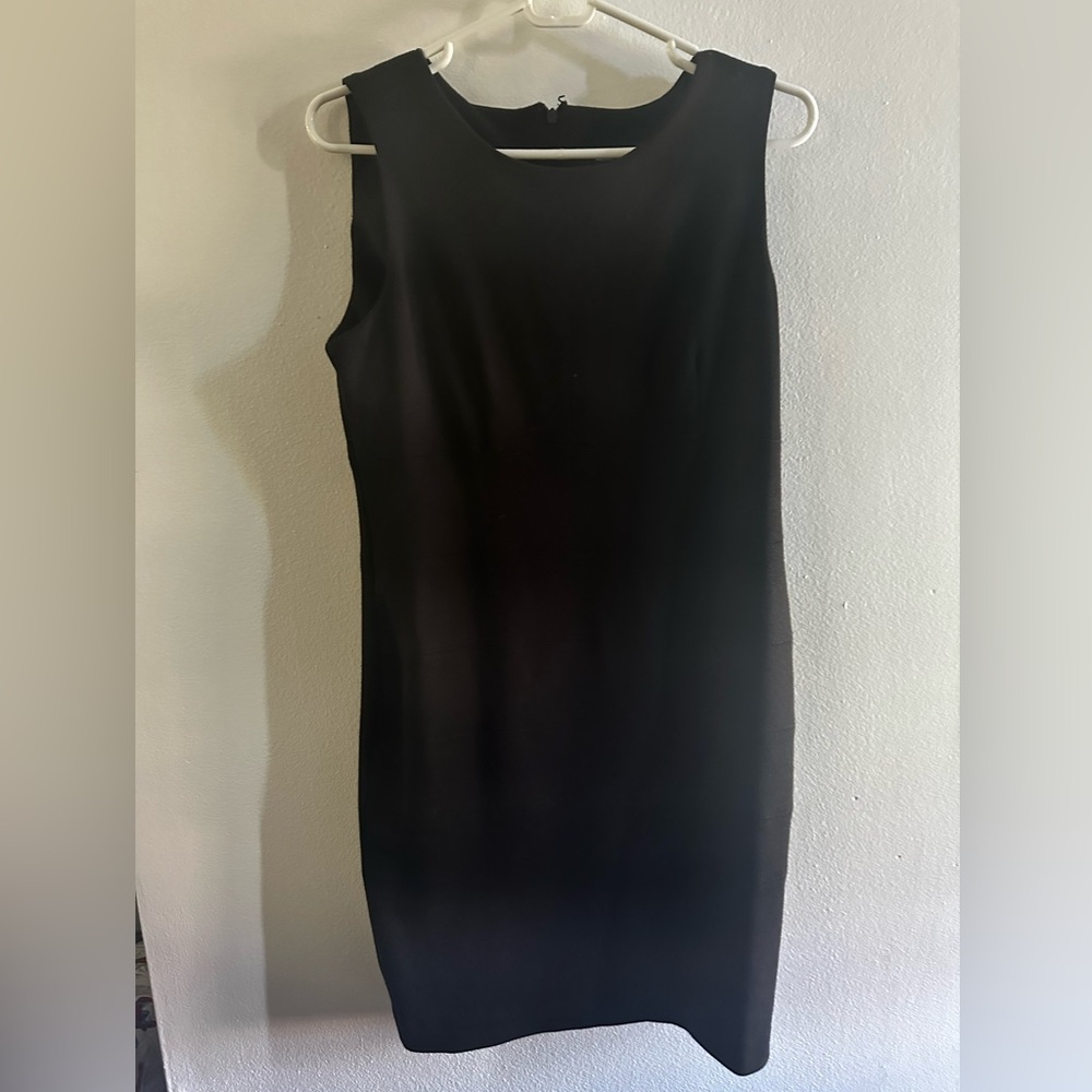 Premise Black sleeveless midi dress. Size 6
